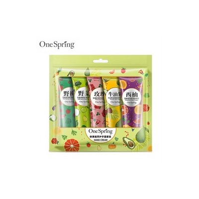 Набор кремов для рук One Spring Hand Cream 5 штук