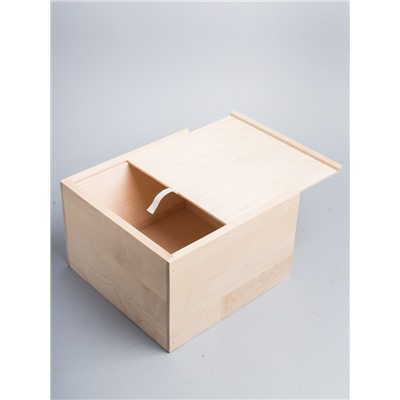 Коробка деревянная Хэппи бокс 22х22х14,5см