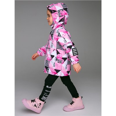 12322035 Куртка текстильная с полиуретановым покрытием для девочек (ветровка)