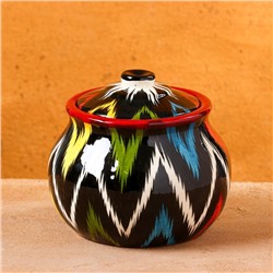 Сахарница Риштанская Керамика "Атлас", 1000 мл, разноцветная