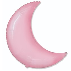 Шар фигура, Полумесяц, Розовый / Crescent Moon