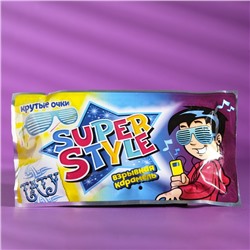 Карамель взрывная "Очки super style" с татуировкой, 1 г