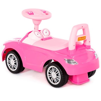 Каталка автомобиль SuperCar №1 со звуковым сигналом розовая 84477 П-Е /1/ в Самаре
