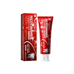 Зубная паста отбеливающая с ниацинамидом,100г Bioaqua Nicotinamide Toothpaste, 100 гр