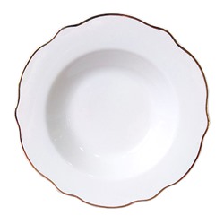 Тарелка суповая 21.5 см "Белая королева" арт.MFK09100