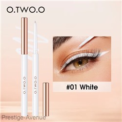 O.TWO.O Гелевая подводка для глаз Gel Eyeliner Waterproof Soft Eye Liner Pencil Quick Dry Makeup SC028 №01 White