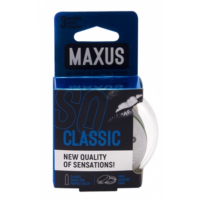 Презервативы классические MAXUS Classic №3 п/к 4272mx