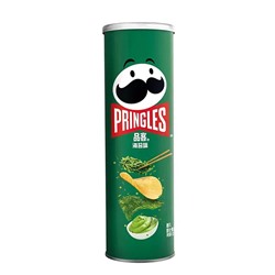 Чипсы картофельные Pringles Seaweed Flavour со вкусом васаби и водоросли нори 110 гр