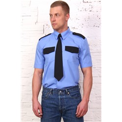 Рубашка охранника, короткий рукав, под заправку