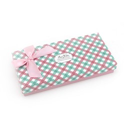Коробка подарочная "Деловой" с розовым бантом 1 21,3*10,7*3,3 см
