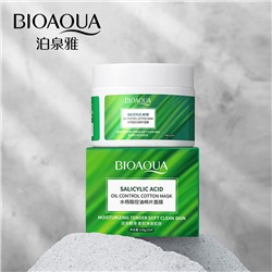 Пилинг-пэд с салициловой кислотой BIOAQUA Salicylic acid oil control cotton mask, 110гр/55шт