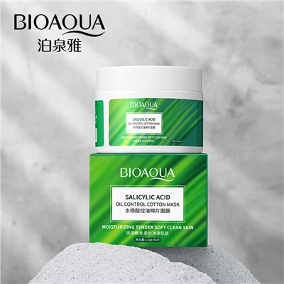 Пилинг-пэд с салициловой кислотой BIOAQUA Salicylic acid oil control cotton mask, 110гр/55шт