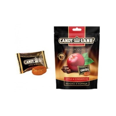 Candy Lane леденцы яблоко с корицей в пакете  фас. 0.090кг*20шт Сладкая сказка