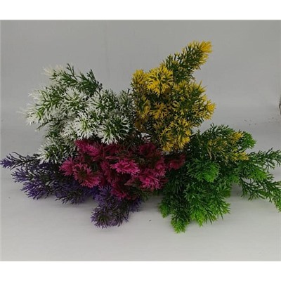 Цветы искусственные декоративные Аспарагус 5 веток 35 см