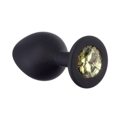 Анальная пробка Emotions Cutie Medium Black golden crystal 4012-07Lola