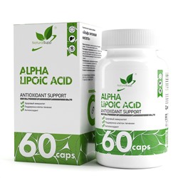 Альфа липоевая кислота / Alpha lipoic acid / 60 капс.