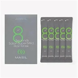 Masil Маска восстанавливающая для ослабленных волос в саше - 8 Seconds,8мл*20шт(8 зеленый саше)