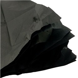Бумага упаковочная тишью Черная / листы 50*66 см