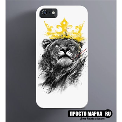 Чехол на iPhone Лев с Короной