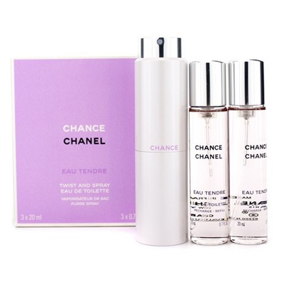 Туалетная вода 3*20 ml Chanel Chance Eau Tendre