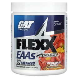 GAT, Flexx EAA + Hydration, клубника и манго, 354,9 г (12,5 унции)