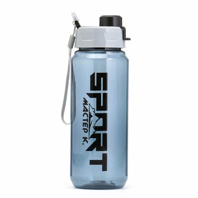 Бутылка для воды "Мастер К. Sport", 700 мл, 7.5 х 22.5 см, серая