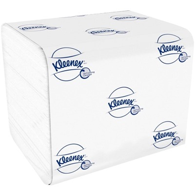 Бумага туалетная листовая д/дисп KK Kleenex 2сл бел 200лист 36 пач. 8408