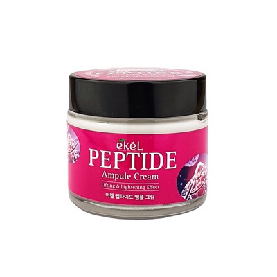 Ампульный крем для лица с пептидами Ekel Peptide Ampule Cream 70ml