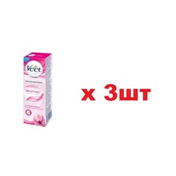 Veet Крем для депиляции для нормальной кожи 100мл 3шт