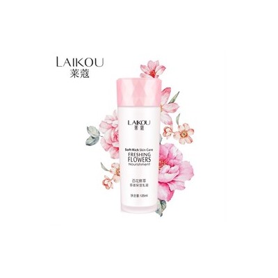 Лосьон для лица Laikou Freshing Flowers Lotion 125 ml c экстрактом цветов лотоса, орхидеи и граната