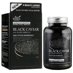 Ампульная сыворотка Eco Branch Black Caviar All in One Ampoule, 250 мл с экстрактом черной икры