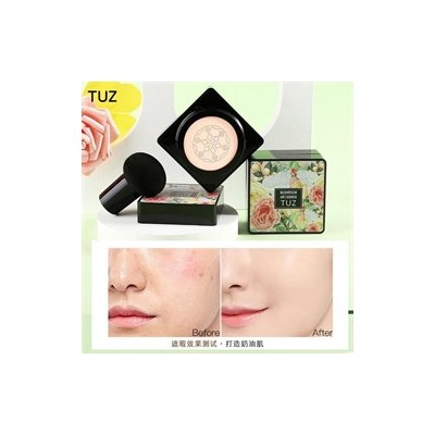 Тональный кушон для лица Tuz Mushroom Air Cushion слоновая кость, со спонжиком 12 g