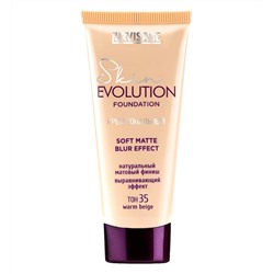 LuxVisage Крем тональный Skin EVOLUTION soft matte blur effect тон 35 Warm beige  35мл