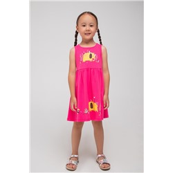Платье  для девочки  К 5590/темно-розовый к1288