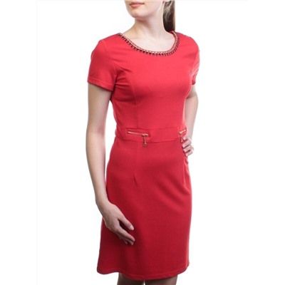 1603 RED Платье женское (90% хлопок, 10% полиэстер)