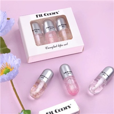 Набор блесков для губ FIT Colors Careful Lips Set