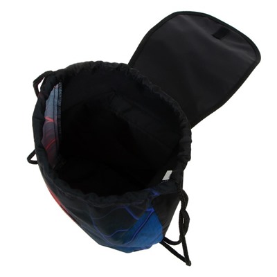 Рюкзак детский 29 х 21.5 х 13.5 см, мягкая спинка, Calligrata СР-01 "Паук", синий/красный/чёрный