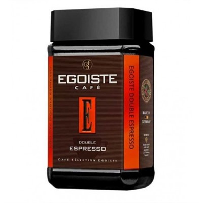 Кофе растворимый EGOISTE Double Espresso Сублимированный 100 гр.