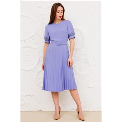 Платье, пояс  Bazalini артикул 4938 фиолетовый