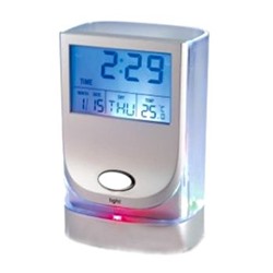 Часы-будильник "Подставка для ручек" с подсветкой и термометром