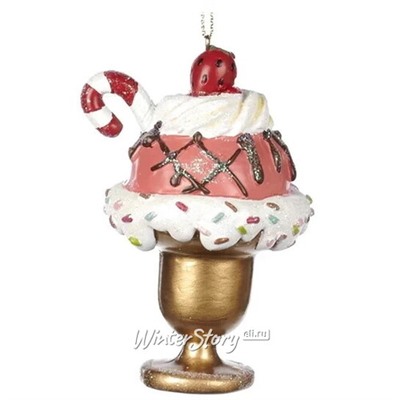 Елочная игрушка Мороженое с карамелью - Maison du Sucre 10 см, подвеска (Goodwill)