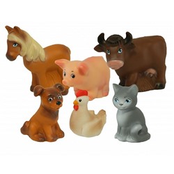 Набор резиновых игрушек Домашние животные  в Самаре
