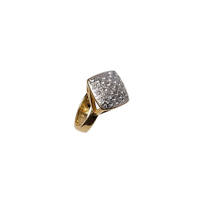 "Харди" кольцо в золотом покрытии из коллекции "Мириада" от Jenavi
