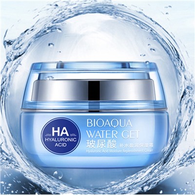 Крем увлажняющий, омолаживающий «BIOAQUA» с гиалуроновой кислотой, Water Get Hyaluronic Acid Moisture, 50 гр.