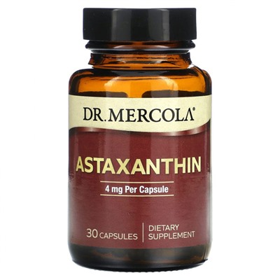 Dr. Mercola, Astaxanthin, 4 mg, 30 Capsules