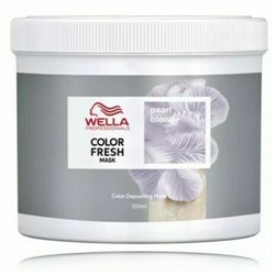 Wella color fresh маска оттеночная жемчужный блонд pearl blonde 500мл