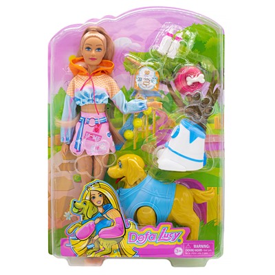 Кукла 8485 с питомцем в коробке Defa Lucy в Самаре