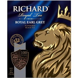 Чай Richard Royal Earl Grey черный, 100 пак 13944