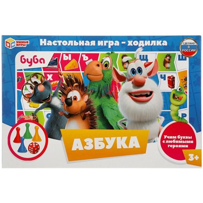 Игра-"ходилка" в коробке, 33*22см "Буба. Азбука" (ш/к21420, 312518, "Умные игры")