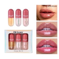 Набор блесков для губ FIT COLORS amazing lips set